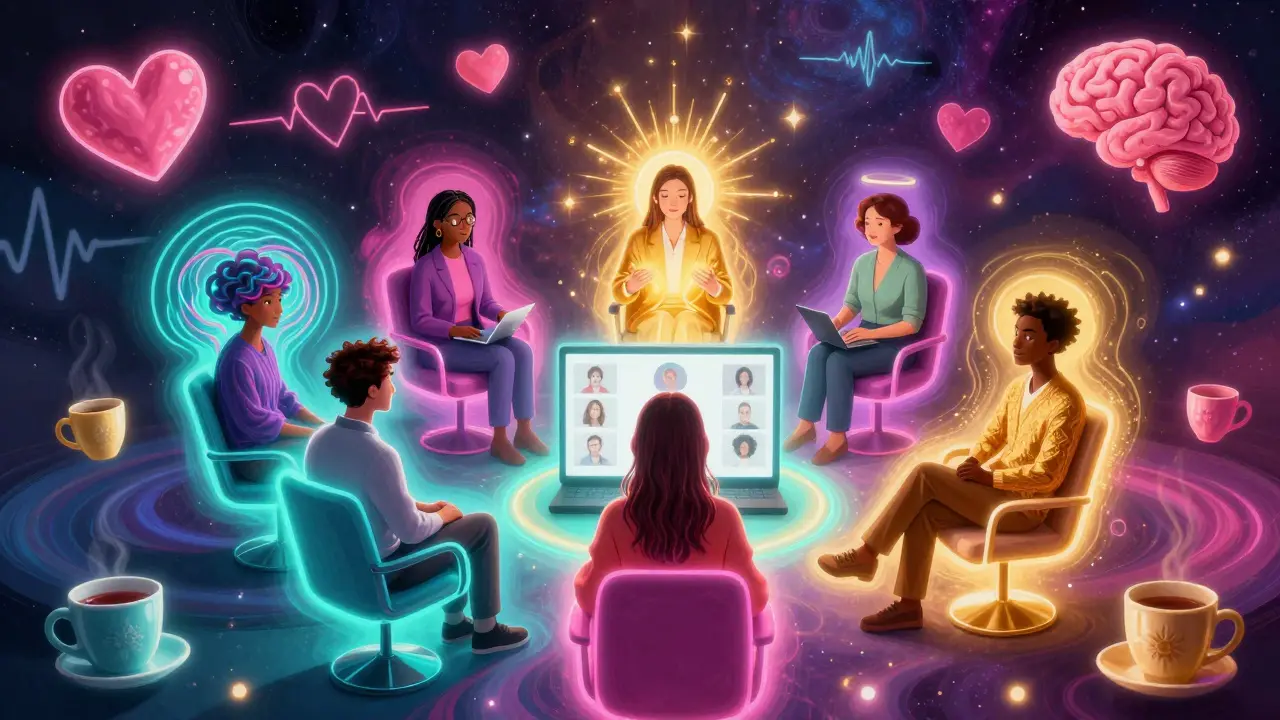 Online skupinová terapie: Jak fungují virtuální terapeutické skupiny