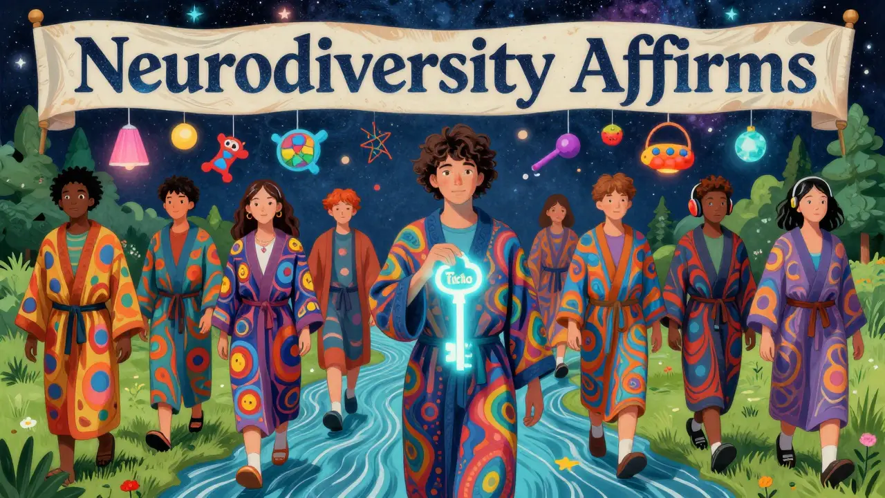 Terapeuti v psychedelických šatech předávají klíč k tichu, autisté jdou po řece bezpečných nástrojů.