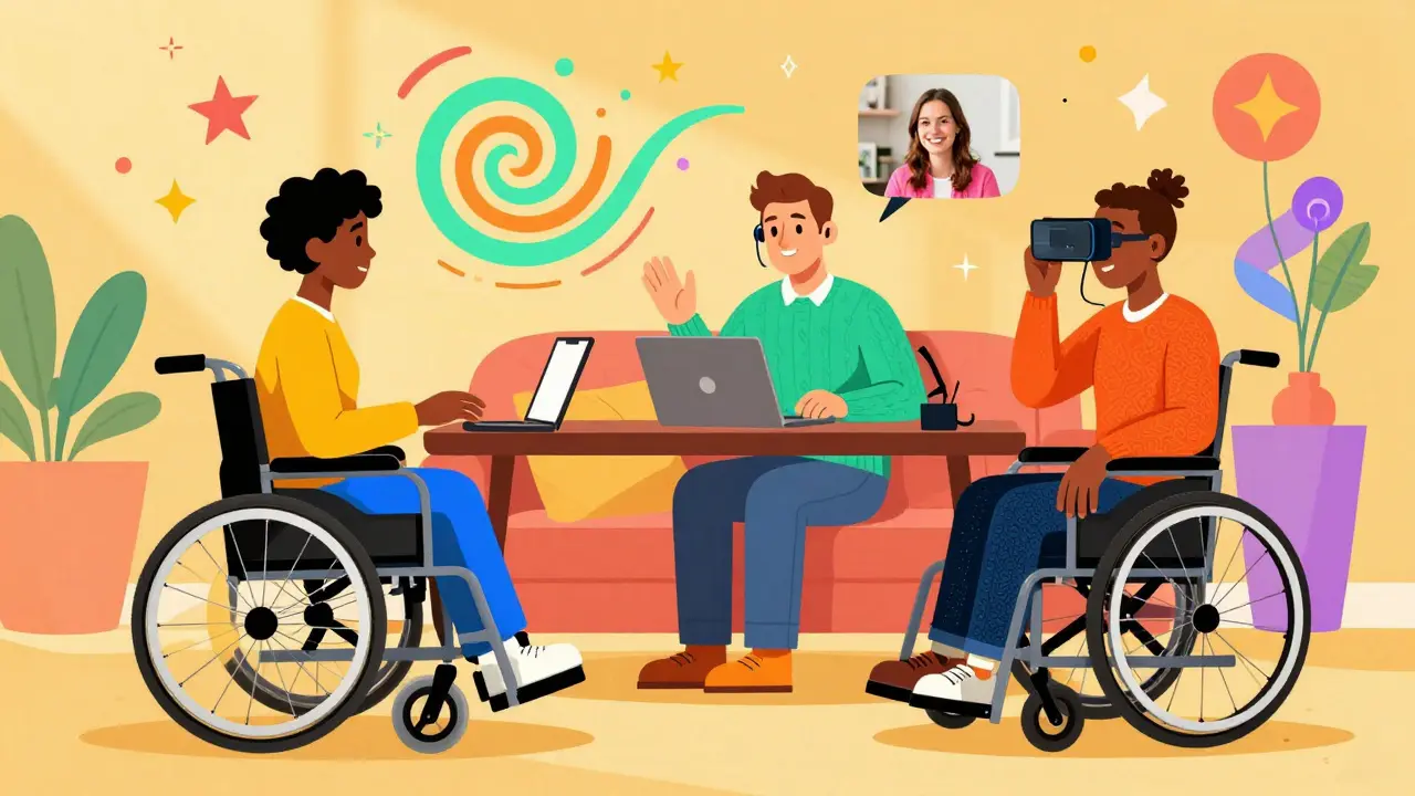 Online terapie pro osoby se zdravotním postižením: Úpravy a inkluzivní postupy pro lepší přístupnost