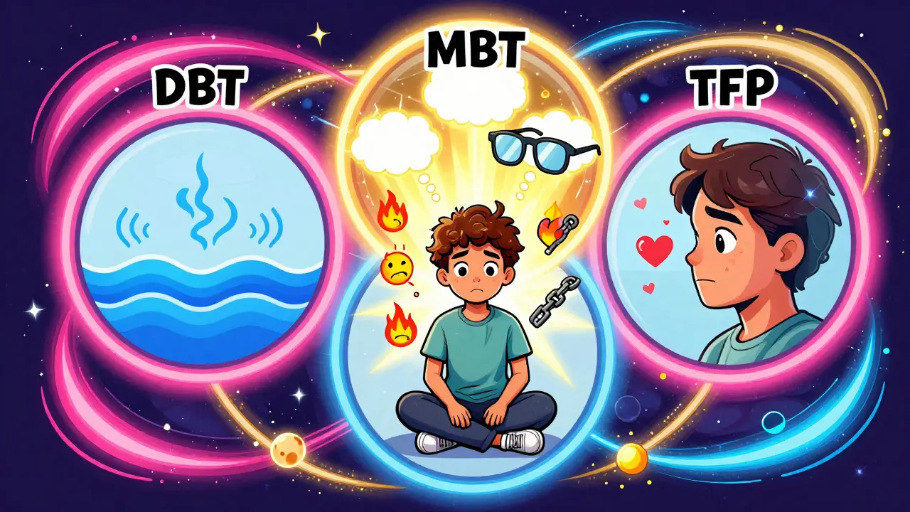 Integrovaný plán terapie u BPD: Kombinace DBT, MBT a TFP - jak to funguje a pro koho je vhodné