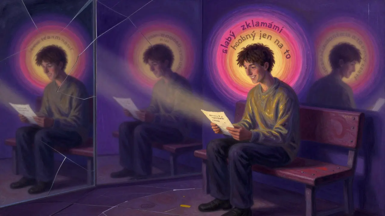 Práce se studem v léčbě závislosti: Cesta k sebepřijetí