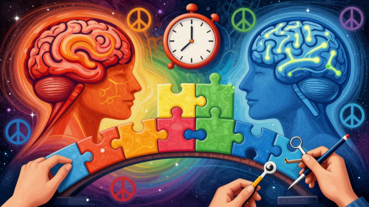 Abstraktní most mezi neklidem a organizací pro ADHD