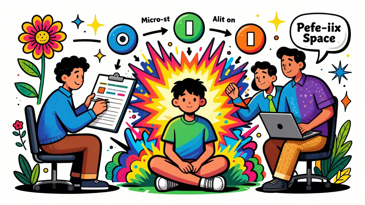 Podpora terapeuta, rodiče a učitele pro studenta s ADHD